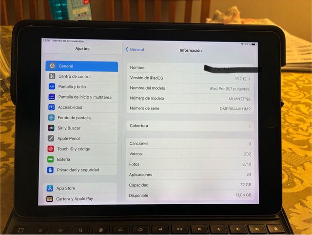 Apple iPad Pro 9.7 32GB Plata