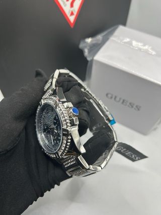 Reloj Guess Plateado y Negro