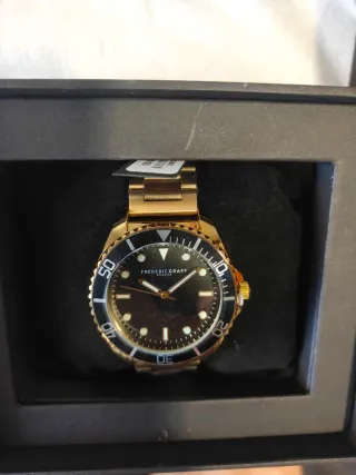 Reloj Frederic Graff Acero Chapado Oro Amarillo