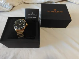 Reloj Frederic Graff Acero Chapado Oro Amarillo