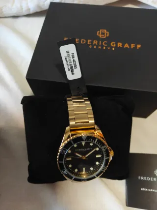 Reloj Frederic Graff Acero Chapado Oro Amarillo
