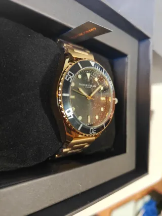 Reloj Frederic Graff Acero Chapado Oro Amarillo