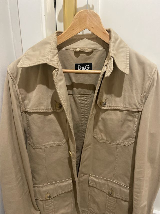 Parka Dolce & Gabbana Talla 48 Camel