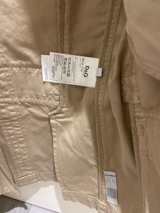 Parka Dolce & Gabbana Talla 48 Camel