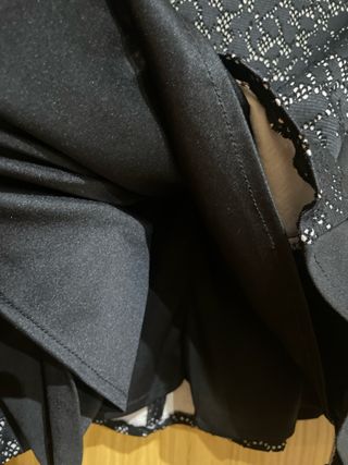 Fiesta MiniFalda de vuelo talla 46 Negra calada