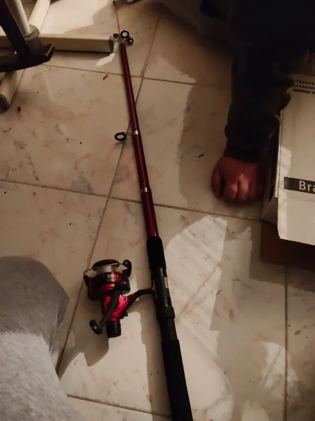 Canna da pesca e mulinello
