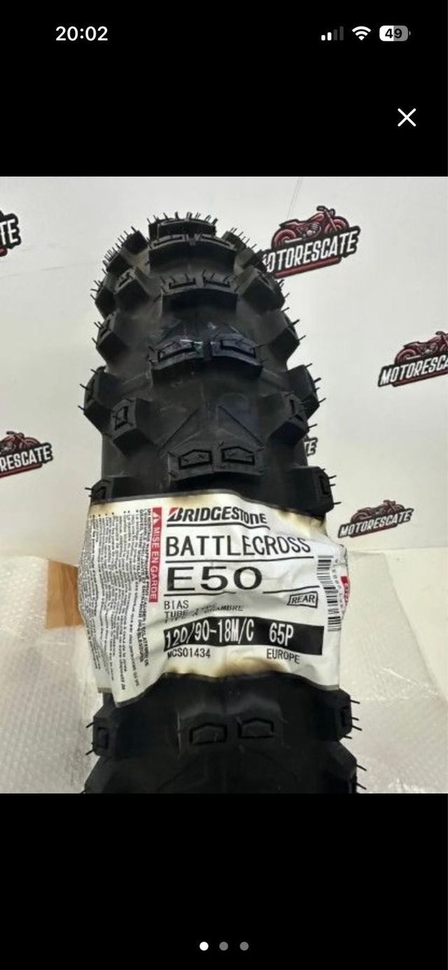 Bridgestone Battlecross E50 120/90-18 65P