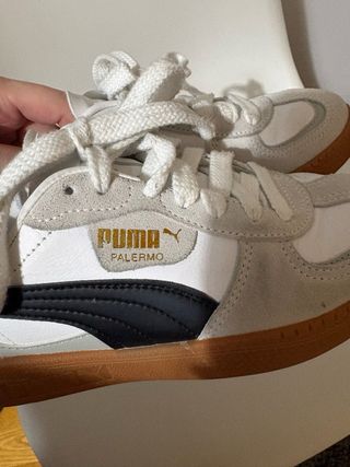 Puma Palermo Zapatillas Deportivas Marrones y Blan