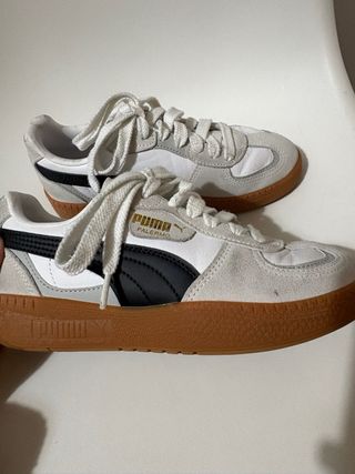 Puma Palermo Zapatillas Deportivas Marrones y Blan