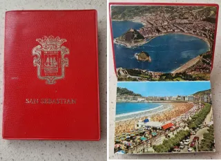 Libretto vintage di cartoline di San Sebastián. 1969-74