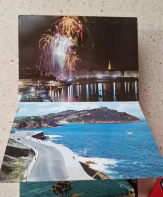 Libretto vintage di cartoline di San Sebastián. 1969-74