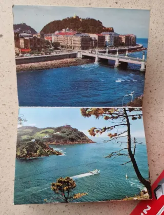 Libretto vintage di cartoline di San Sebastián. 1969-74