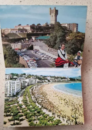 Libretto vintage di cartoline di San Sebastián. 1969-74