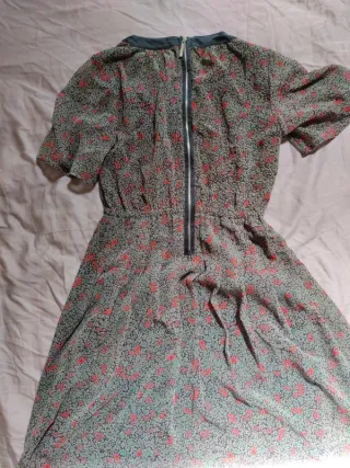 Vestitino corto floreale manica corta