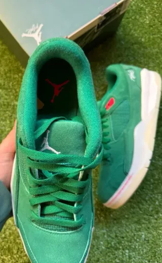 Jordan Flight Court Talla 46 EU Verde/Rojo DS