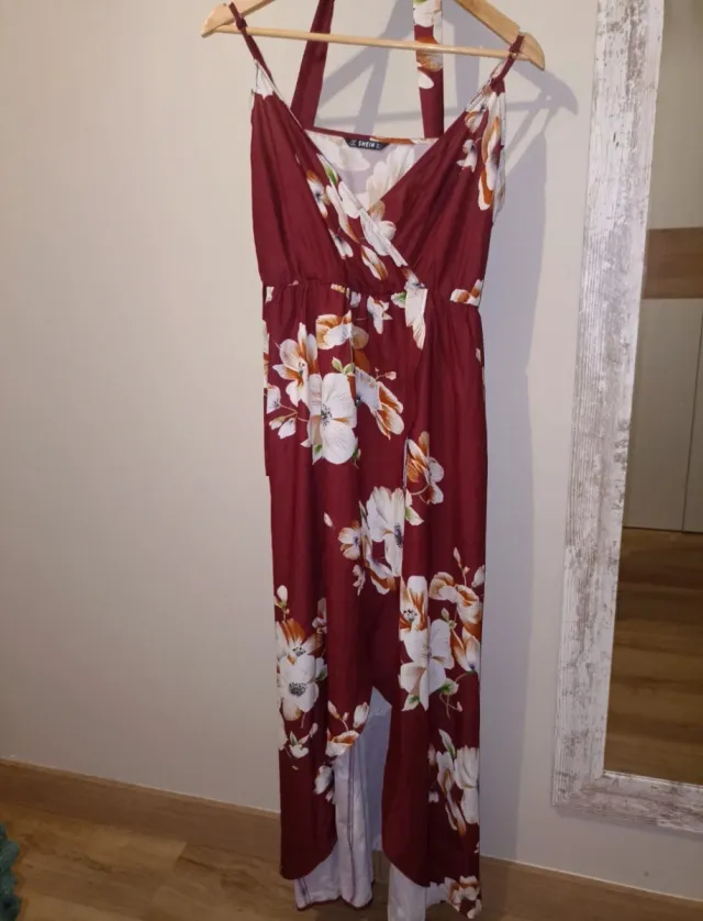 Vestido largo floral SIN ESTRENAR
