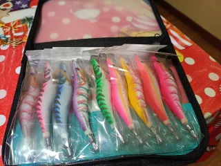 Señuelos para pesca de calamar