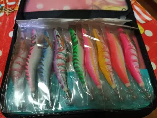 Señuelos para pesca de calamar