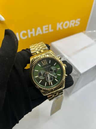 Reloj Michael Kors Dorado y Verde