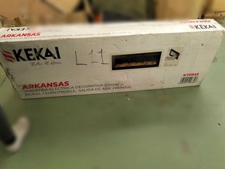 Chimenea Eléctrica Kekai Arkansas 2000W