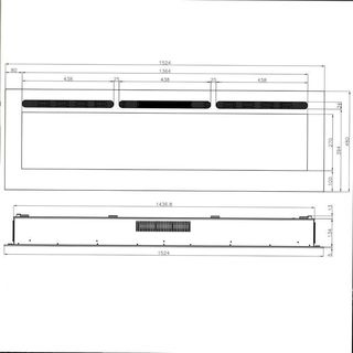 Chimenea Eléctrica Kekai Arkansas 2000W