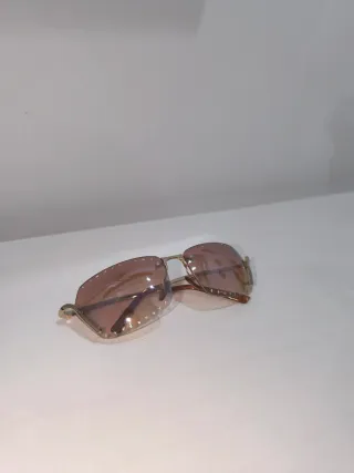 Occhiali da sole donna marroni e oro