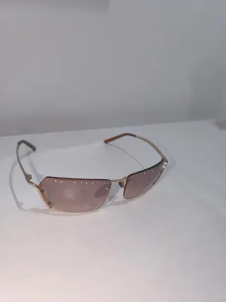 Occhiali da sole donna marroni e oro