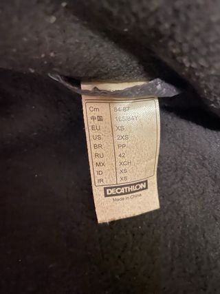 Chaqueta Quechua Negra y Gris