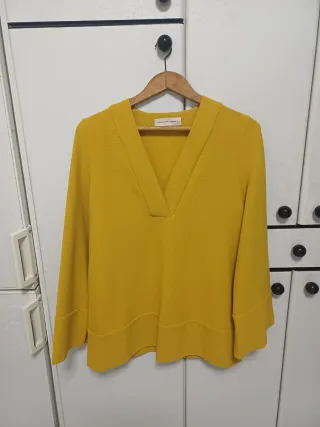 Camisa Purificación García amarilla