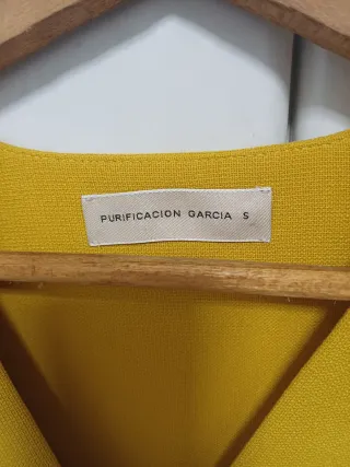 Camisa Purificación García amarilla