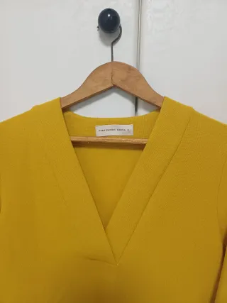 Camisa Purificación García amarilla