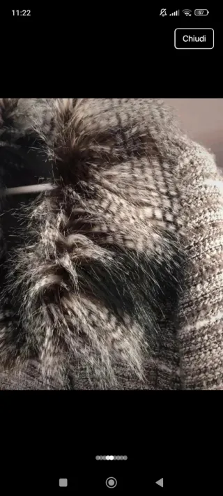 Giacca donna taglia M con pelliccia