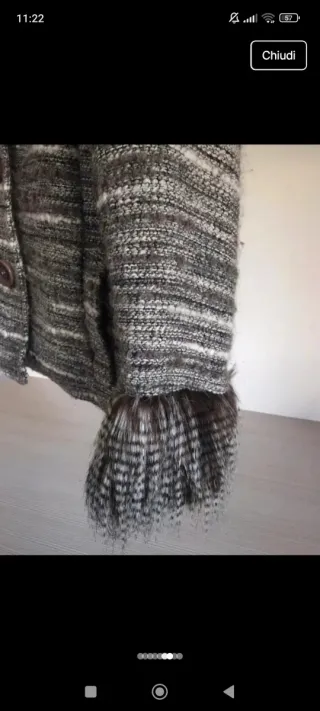 Giacca donna taglia M con pelliccia