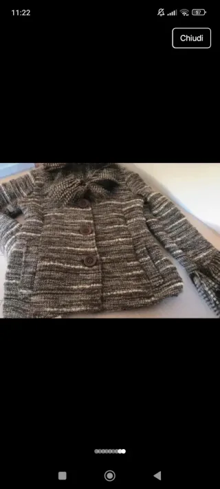 Giacca donna taglia M con pelliccia