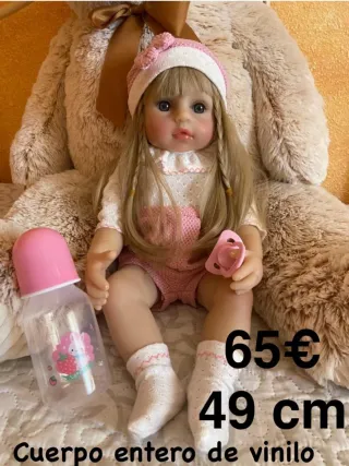 Rebajada!Muñeca Reborn 50cm Cuerpo Vinilo