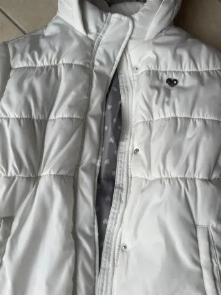 Giubbino bambina 10/11 anni bianco