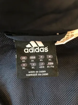 Chaqueta Adidas Vintage Negra Talla XL