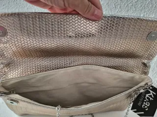 Bolso de fiesta Kbas dorado/plateado