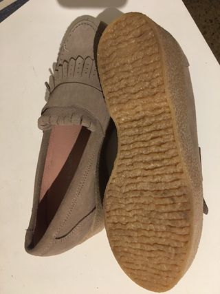 Zapato cuña Jorge Juan beige