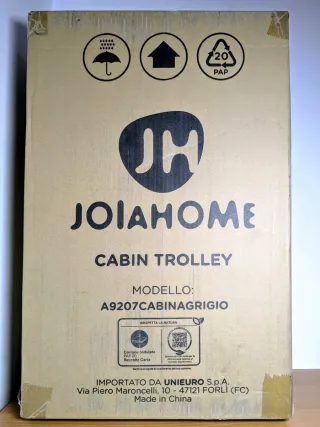 Joia Home Cabin Trolley A9207 Grigio Bagaglio a Ma