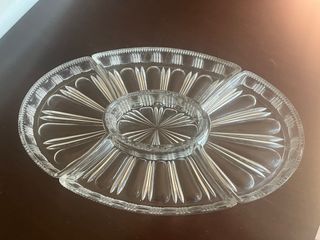 Vassoio Vetro Aperitivo 5 Pezzi