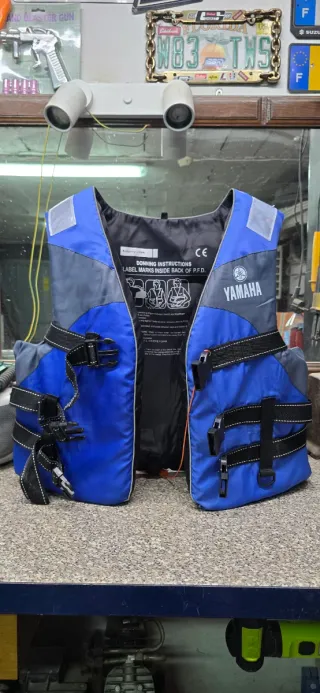 Chaleco Salvavidas Yamaha Azul y Gris