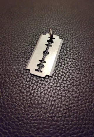 Colgante Cuchilla Plata