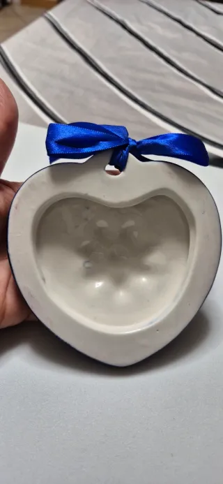 Formina cuore ceramica decorata