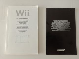 Manuales Wii: Consola, Fit, Sports, Board y Wheel