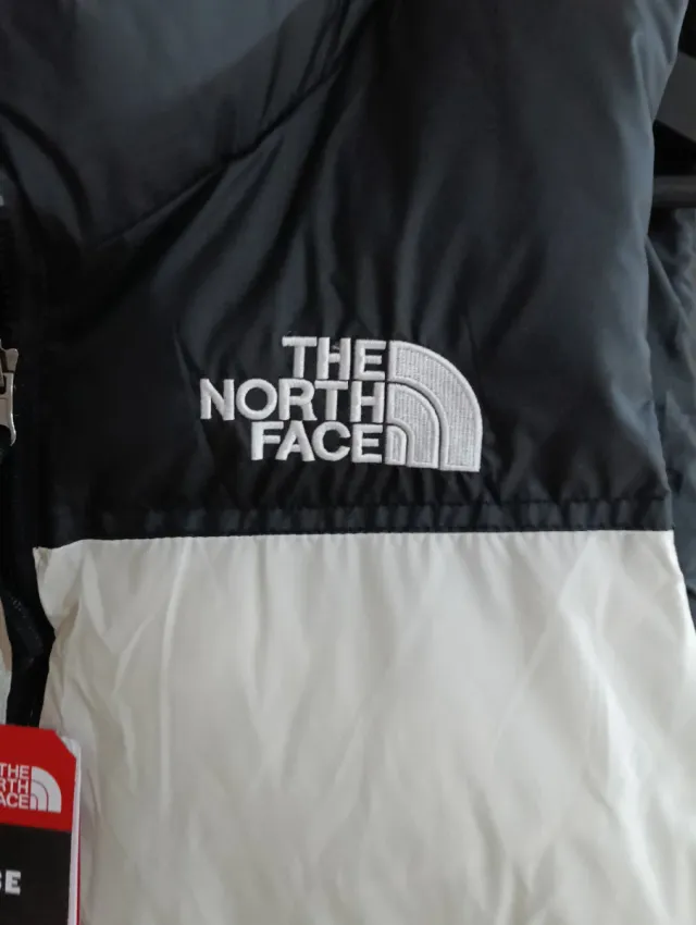 Chaleco The North Face Nupste Negro Blanco Talla M