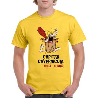 Camiseta unisex 100% algodón CAPITÁN CAVERNÍCOLA