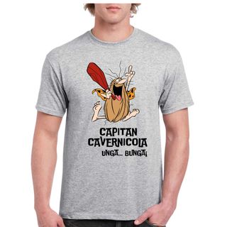 Camiseta unisex 100% algodón CAPITÁN CAVERNÍCOLA
