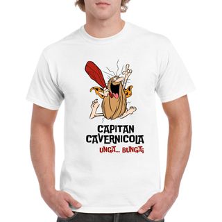 Camiseta unisex 100% algodón CAPITÁN CAVERNÍCOLA