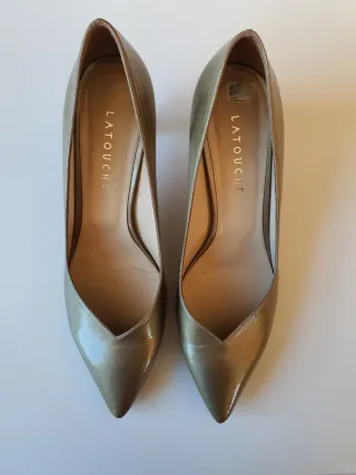 Zapatos de tacón LATOUCHE dorados T.40